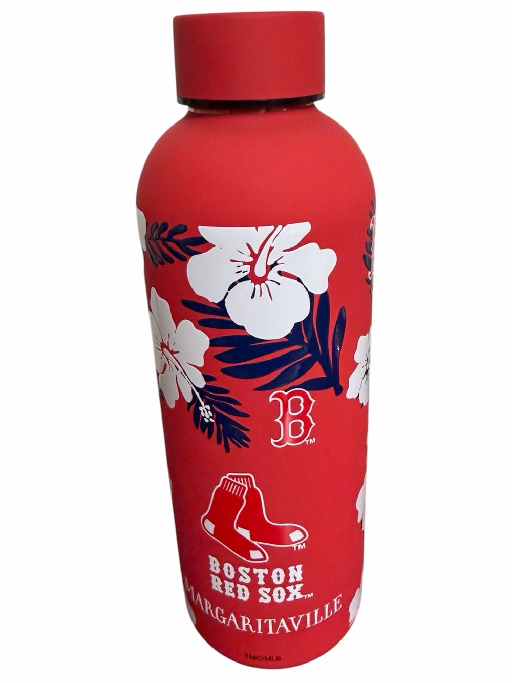 Margaritaville x Boston Red Sox 17oz Floral Stainless Steel Water Bottle NWT